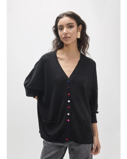 LOLA CASADEMUNT Lola Casademunt Oversized Cardigan multicolor Buttons